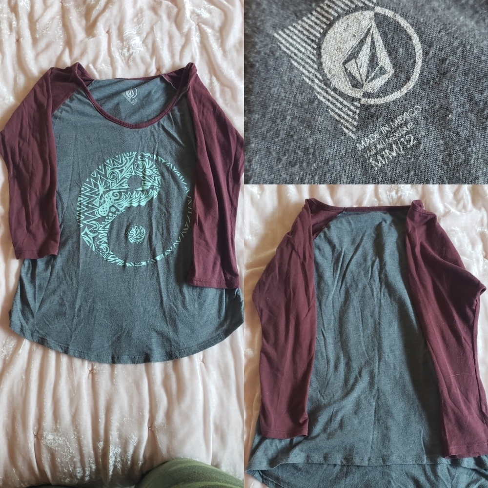 Volcom baseball tee